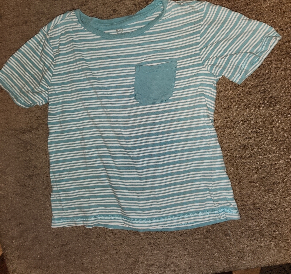 Urban Planet Aqua Striped Kids Tee